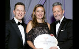 Jeremy Palmer and Joanne Gardner of Tauck and Travel Weekly's Bruce Shulman.