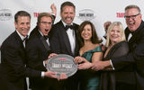 Kirk Neal, Ken Tate, Adolfo Perez, Christine Duffy, Janet Wygert and Mike Julius of Carnival Cruise Line, which repeated its win in the Domestic category.