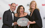 Christopher Cestari, Carmen Roig and Susan Robison of Crystal Cruises, which readers picked as the top luxury line.