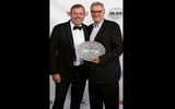 Gary Murphy and Rudi Schreiner of AmaWaterways, whose AmaKristina was tapped as the top river cruise ship.