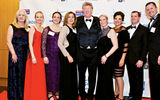 Collette was among three recipients of Tourism Cares' Legacy in Travel Philanthropy Award. From left: Lynne Kelly, Diana Ditto, Nicole Diebold, Paula Twidale, Dan Sullivan, Jaclyn Leibl-Cote, Courtney Iannuccilli, Jeff Roy and Christian Leibl-Cote.