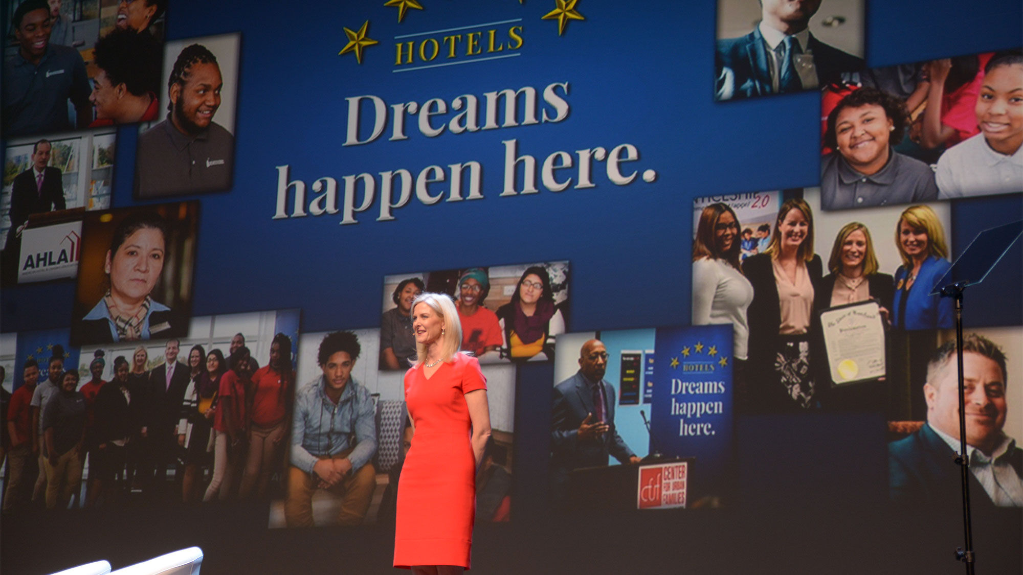 American Hotel & Lodging Association CEO Katherine Lugar at the Americas Lodging Investment Summit.