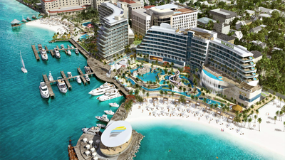 Margaritaville resort under construction in Nassau