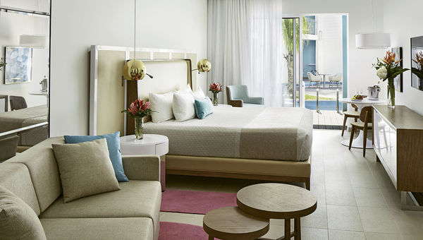 A Premium Swim Up Suite at at Azul Beach Negril. A Premium Swim Up Suite at at Azul Beach Negril.