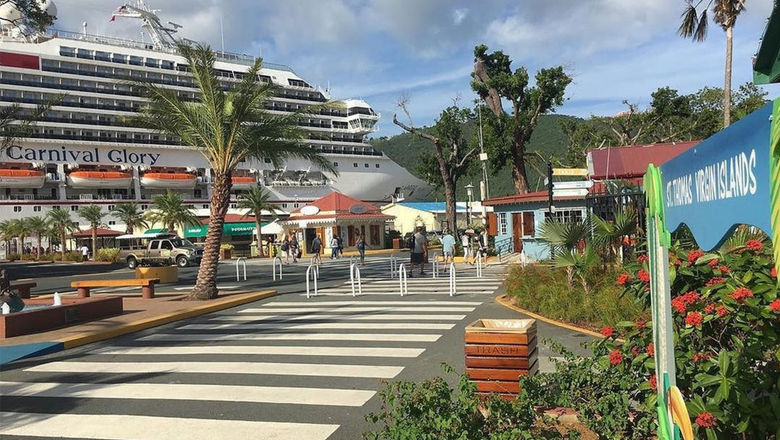 Carnival Cruise Line returned to St. Thomas in January with a call from the Glory.