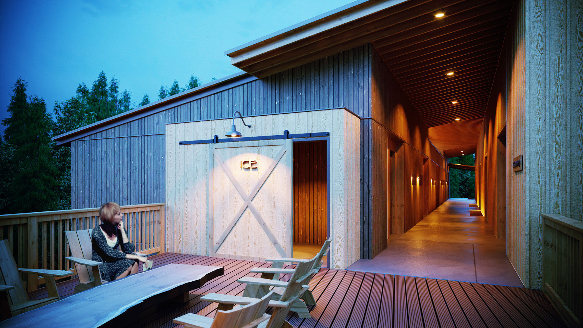 A rendering of the 99-room addition to be built on Holland America Line's McKinley Chalet Resort.