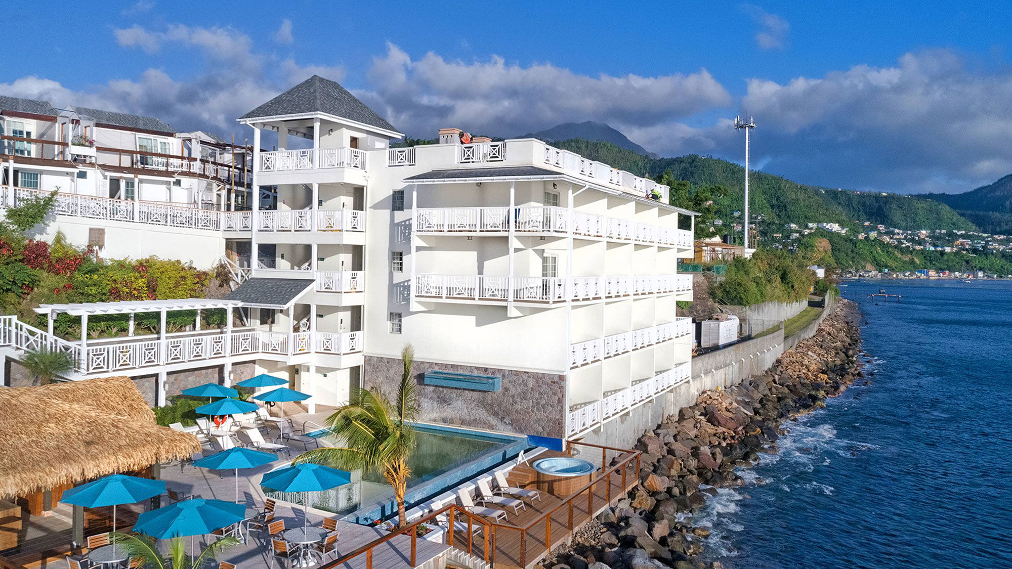 Dominica's Fort Young Hotel partially reopens