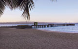 Crash Boat Beach in Puerto Rico before Hurricane Maria, with its wide strand.