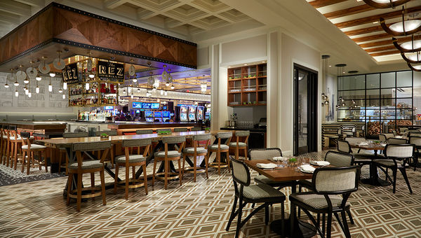 The Rez Grill opened in December. The Rez Grill opened in December.