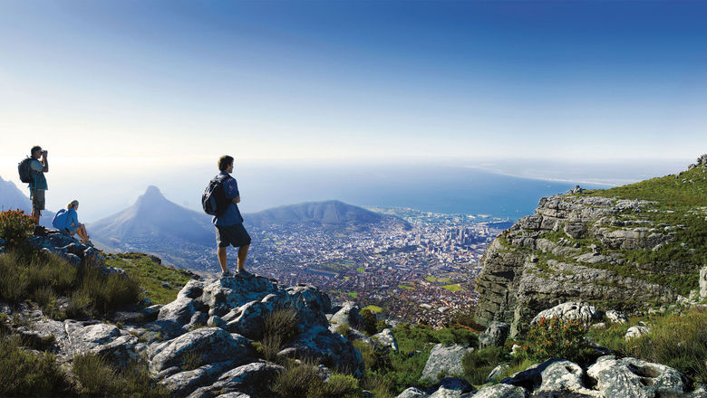 The view of Cape Town from Table Mountain.