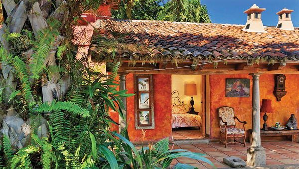 Los Almendros de San Lorenzo, a mansion repurposed as a boutique hotel, in San Salvador. Los Almendros de San Lorenzo, a mansion repurposed as a boutique hotel, in San Salvador.