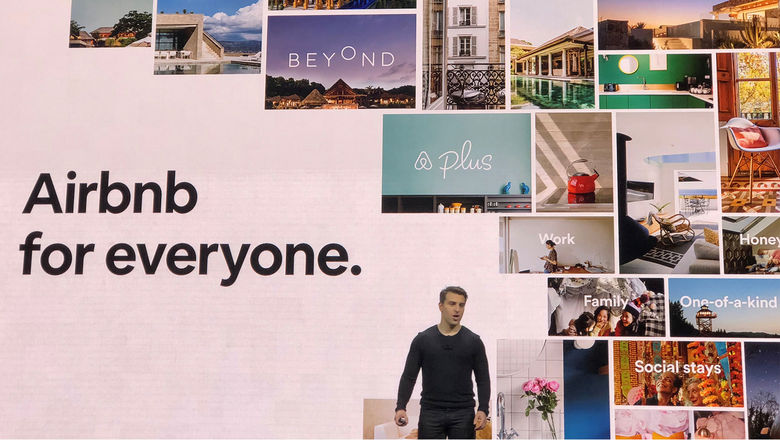 Airbnb CEO Brian Chesky at a 2018 event.