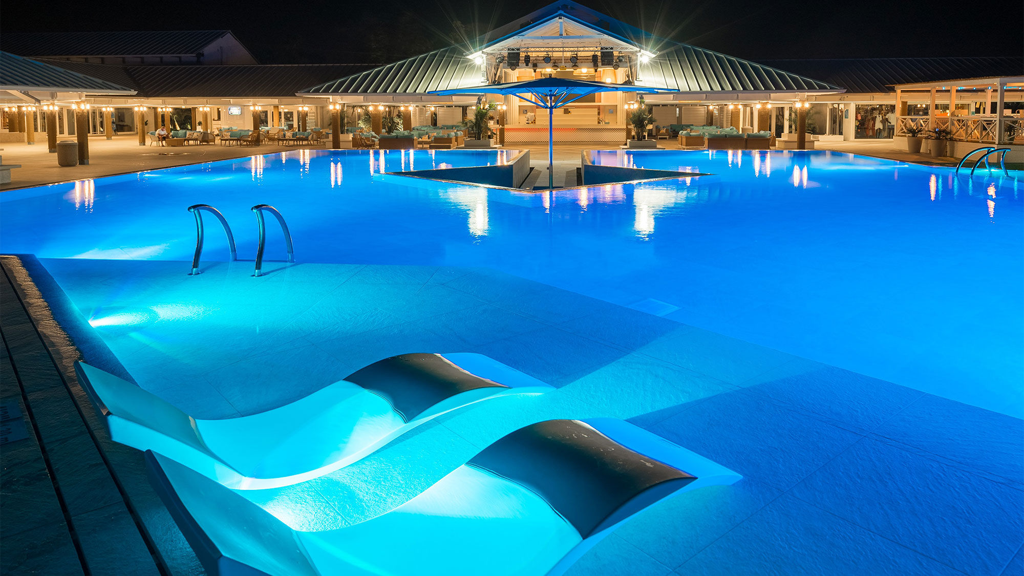 The Club Med Turkoise upgraded its resort when doing hurricane repairs.