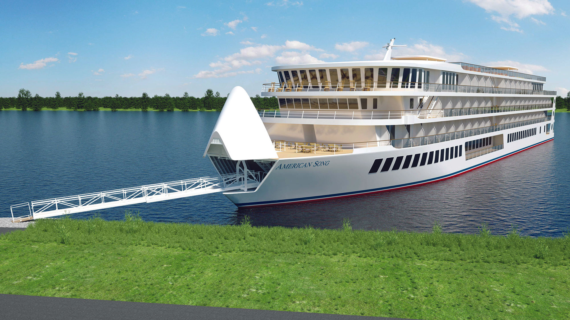 American Cruise Lines starts construction on second European-style riverboat