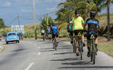 Riders on the final stretch of the Backroads bike tour on the outskirts of Havana. Itineraries are either five or six nights, depending on departure date.
