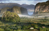 A dramatic view from the Hotel Los Jazmines in Vinales.