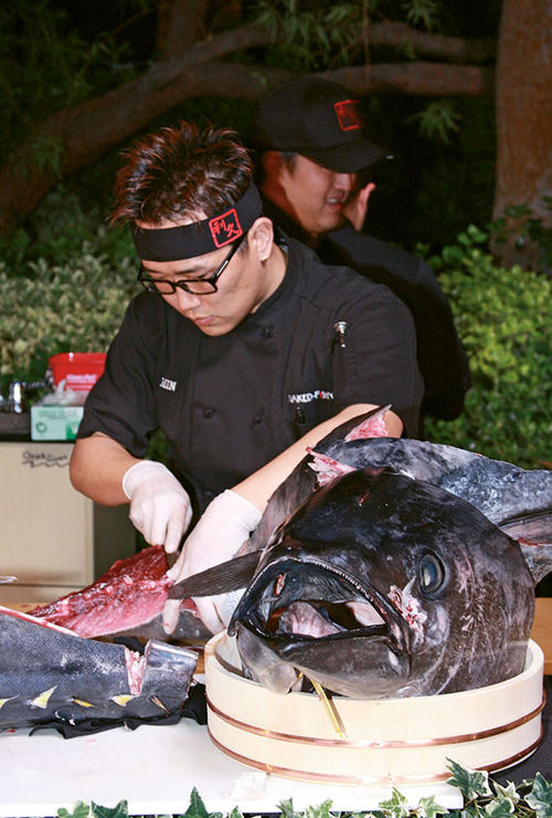 Naked Fish’s Sushi at UNLVino, which this year will feature small plates from 50 restaurants. Naked Fish’s Sushi at UNLVino, which this year will feature small plates from 50 restaurants.