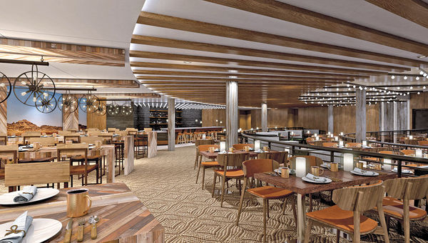 The Q Texas smokehouse on the Norwegian Bliss will have a contemporary vibe.