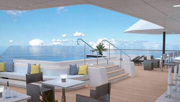A rendering of the aft pool deck.