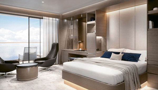 The ship wil have 90 Terrace Suites.