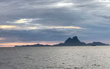 A view of Bora Bora on the boat transfer from Raiatea to Le Taha'a Resort & Spa.