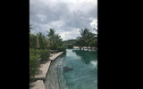 The pool at the Brando.