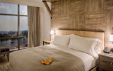 Rooms in Washington offer views of the Washington Channel and the Potomac River below.