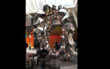 This large sculpture on the Royal Promenade on the Symphony is called ''Paradox Void.''