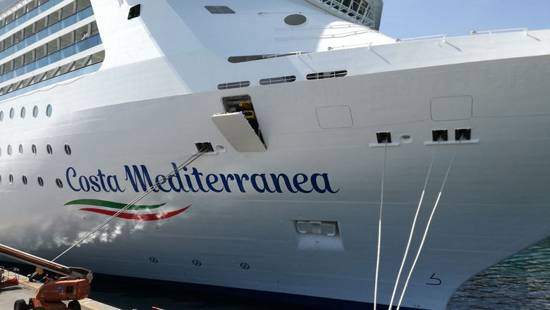 Costa ships getting new bow livery