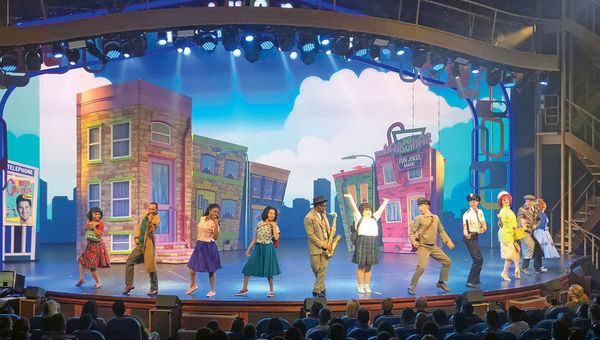 "Hairspray," first presented by Royal Caribbean on the Oasis of the Seas, has been revived for the Symphony. "Hairspray," first presented by Royal Caribbean on the Oasis of the Seas, has been revived for the Symphony.