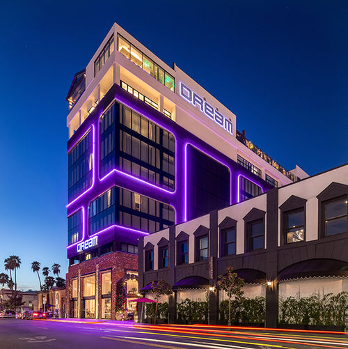The Dream Hollywood is one of the hotels paying 12% on group bookings.