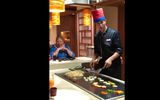 New to the Carnival fleet on the Carnival Horizon is the Bonsai Teppanyaki restaurant, featuring theatrical chefs manning griddles surrounded by customers.