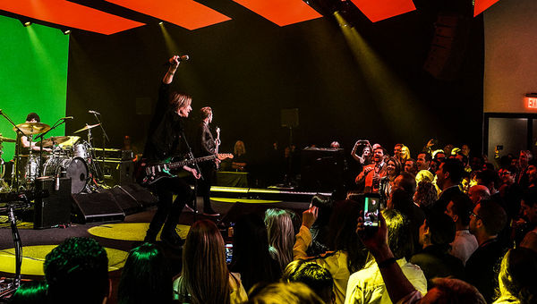 Keith Urban performs at Monday's Marriott event in New York. Keith Urban performs at Monday's Marriott event in New York.