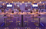 The dining room has some longer tables meant for more communal-style dining.