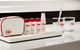 Guests will enjoy TWA Hotel grooming essentials. (The items shown are part of an authentic toiletries kit that will be on display in the TWA Hotel museum.)