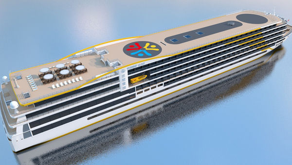 A rendering of Century Cruises' forthcoming Century Glory.