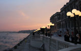 Dusk along the Bosporus at the Ciragan Palace Kempinski Istanbul.