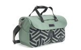 With a history of making the first backpack for the Boy Scouts in 1931, Diamond Brand Gear offers this bag that is inspired by bridle leathers and early 20th century trunks. Made of cotton canvas and cotton/wool fabrics, with leather straps and handles as well as brushed nickel hardware, the Biltmore Renaissance Overnighter includes two front compartments with hidden zippers and side and back pockets for additional storage. Inside, a pleated zipper compartment and two open compartments complete the package.