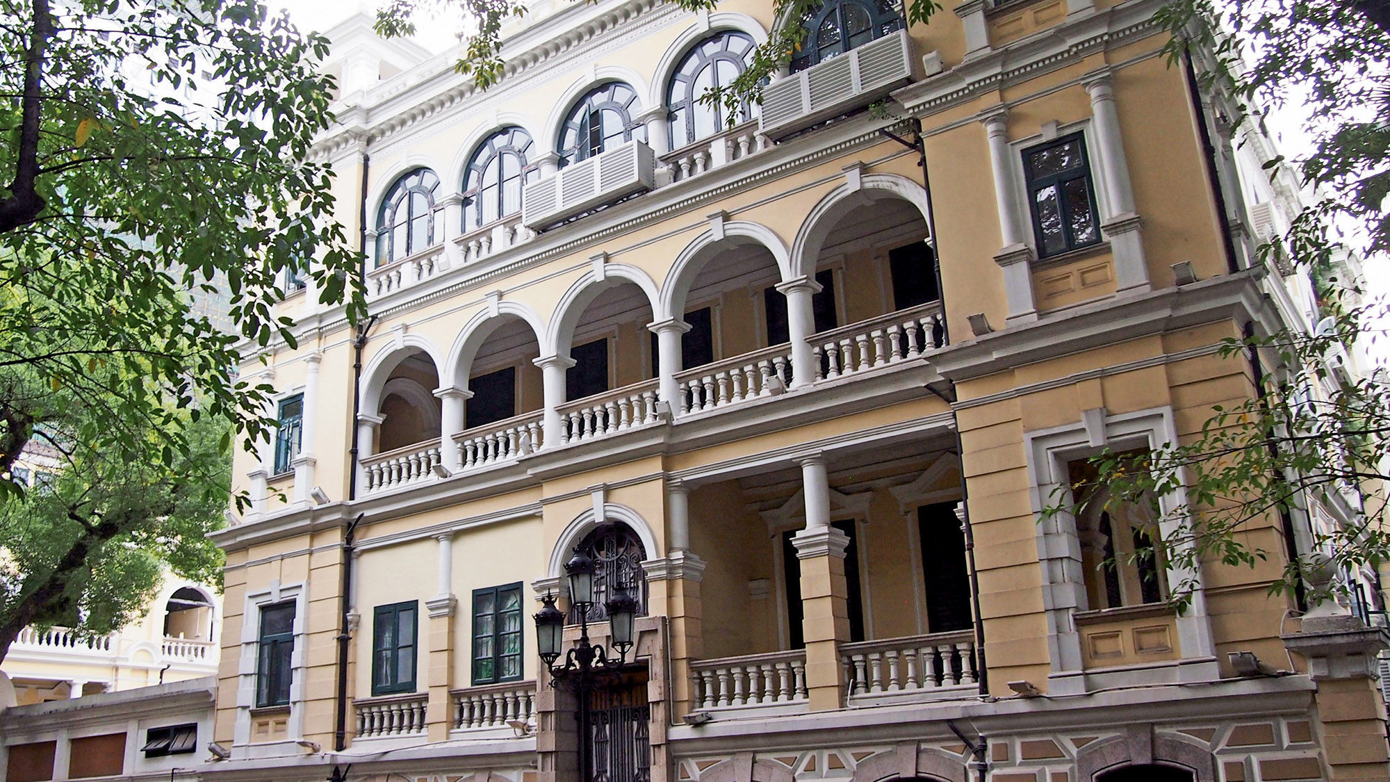 Western architecture dominates Shamian Island, a former base for colonial powers seeking to trade and gain influence with China.