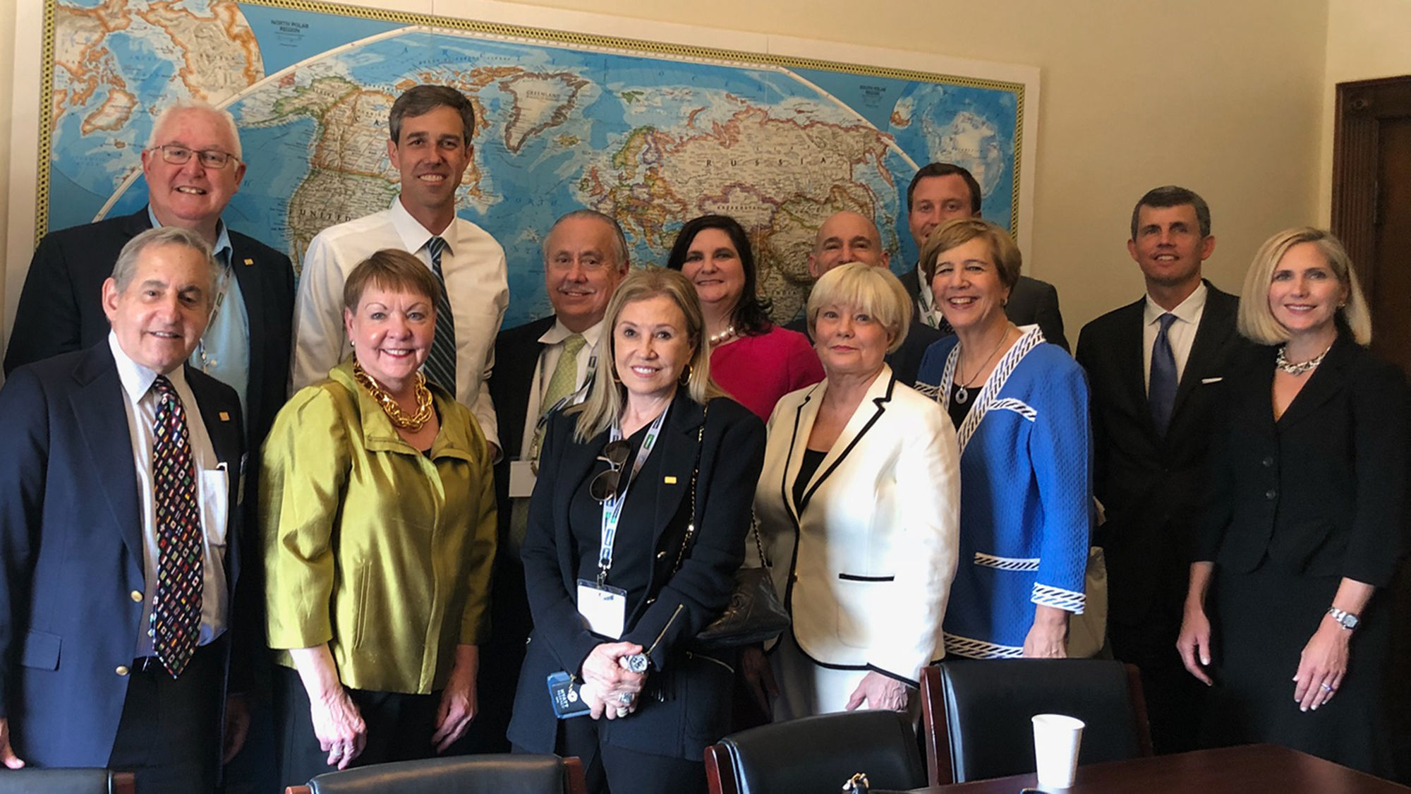 Members of the ASTA Texas delegation met with Rep. Beto O'Rourke (back row, second from left).