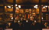 Bavette's Steakhouse & Bar has a hidden speakeasy-style lounge at the back of the restaurant offering a full menu and bar.