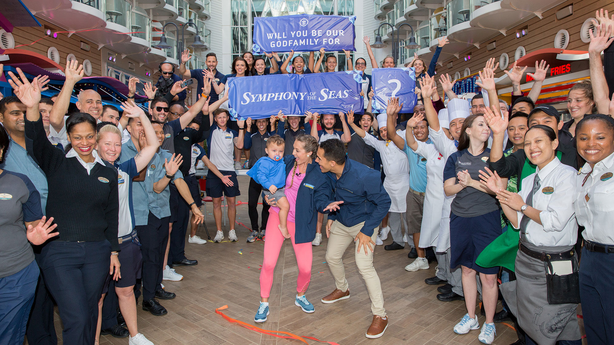 Royal Caribbean picks husband-wife actors to name Symphony of the Seas