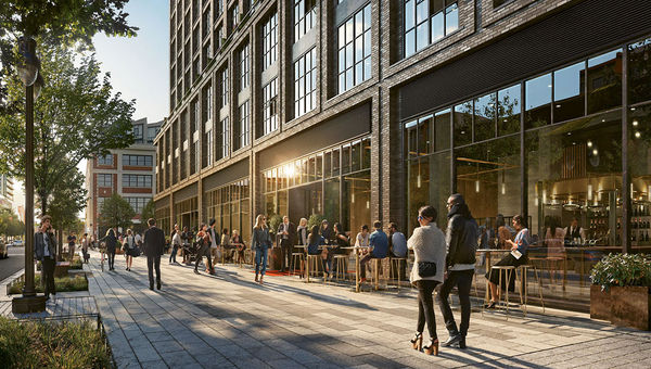 The city’s first Thompson Hotel, shown here in a rendering, is set to open in the Yards waterfront district in 2020. The city’s first Thompson Hotel, shown here in a rendering, is set to open in the Yards waterfront district in 2020.