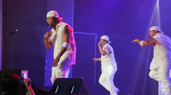 AIC Hotel Group held its annual Showstopper Awards for top-producing agents and tour operators at the Hard Rock Hotel Punta Cana. Ash Tembe, vice president of global field sales, leads an 'NSync-inspired lip sync performance on the first night.