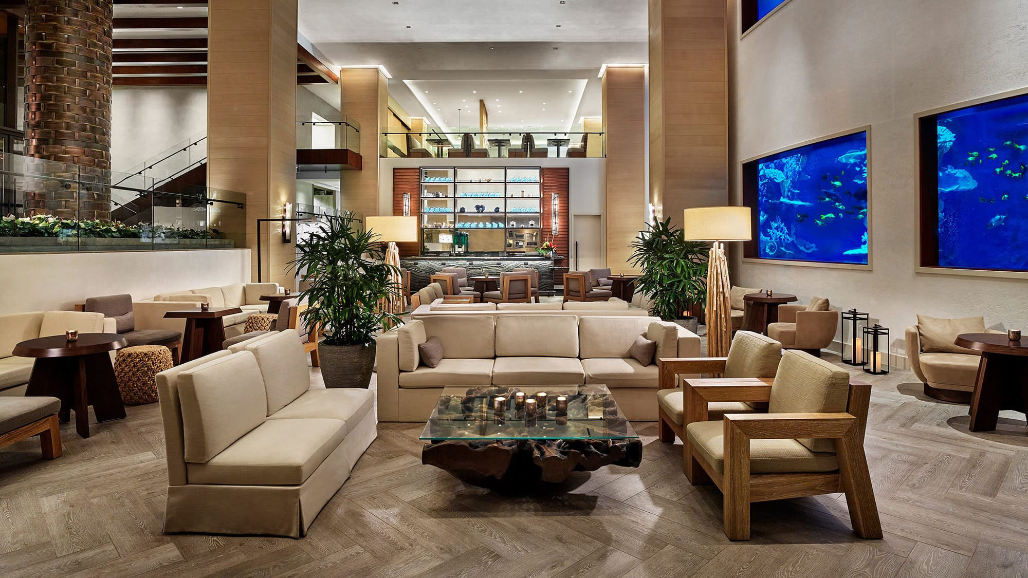 The lobby of the Alohilani Resort Waikiki Beach, which held its official grand opening May 8.