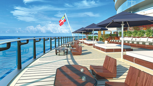 The Dock will be a chic seaside lounge. The Dock will be a chic seaside lounge.