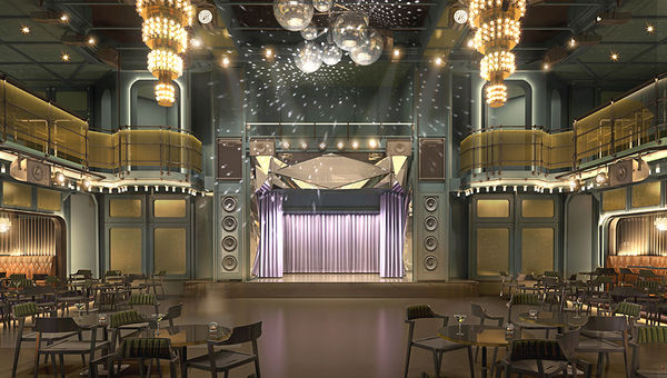 The Manor nightclub, a nod to the name of the first music studio associated with Virgin Records. The Manor nightclub, a nod to the name of the first music studio associated with Virgin Records.