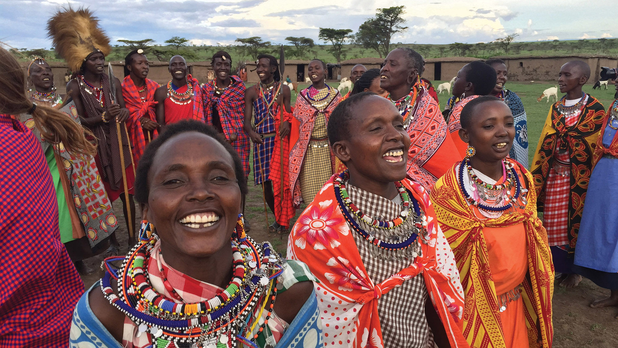 The Maasai people in Kenya.