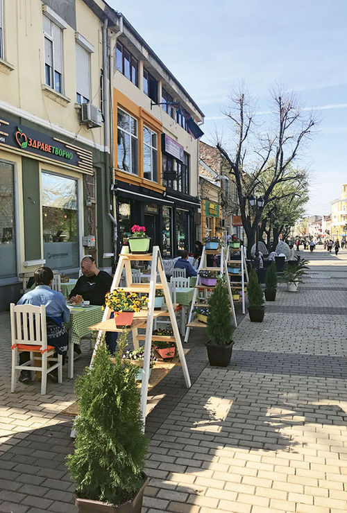A welcoming promenade in Ruse, a midsize city that offers a taste of everyday, modern Bulgaria.