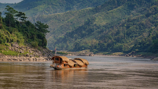 Mekong Kingdom's Gypsy sails between the ancient Laos capital of Luang Prabang and Thailand's Golden Triangle.
